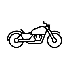 Fototapeta premium harley-davidson flat vector