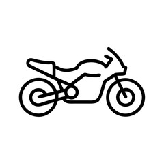 Fototapeta premium sport-motorcycle flat vector