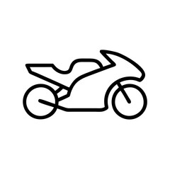 Fototapeta premium superbike flat vector