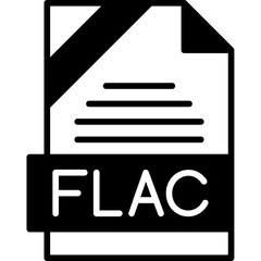 IFF File Format Solid Style Icon