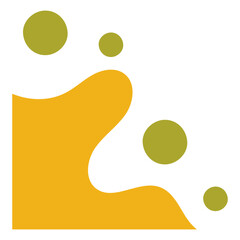 Abstract Blob Corner