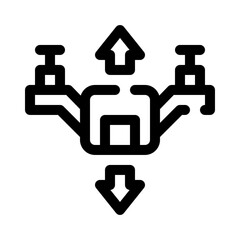 drone line icon