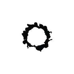 Vegetables  silhouette 