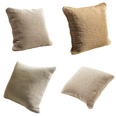 Boucle Throw Pillow - Beige