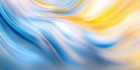 Abstract depiction of flowing colors with layered vibrant gradients