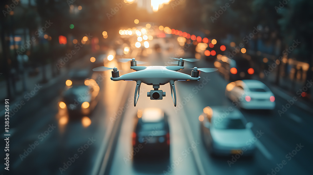 Poster an ai powered system automating autonomous delivery by analyzing real time traffic, weather, and roa