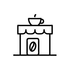 coffee-shop flat vector