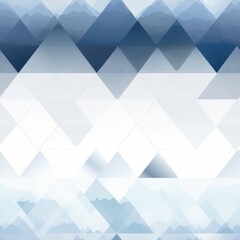 Obraz premium Abstract illustration of mountain ranges rendered with geometric triangle shapes in light and dark blue shades