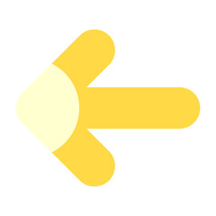 Arrow Left Flat Icon