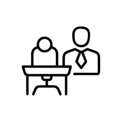 conference flat vector