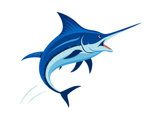 vector illustration of a shark