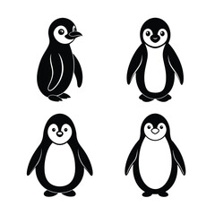 Fototapeta premium penguin on a white background
