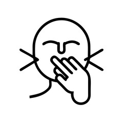 freedom-of-speech flat vector