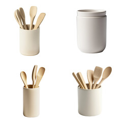 Minimalist Ceramic Utensil Holder