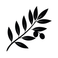 olive branch with leaves