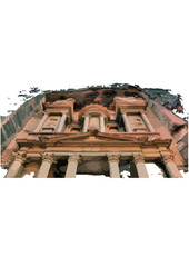 Petra, the ancient city in southern Jordan, is also known as the &ldquo;rose city&rdquo; for its golden hue. It dates as far back as 312 BCE. Set in a remote valley, this city was founded by the Arab Nabataeans, 