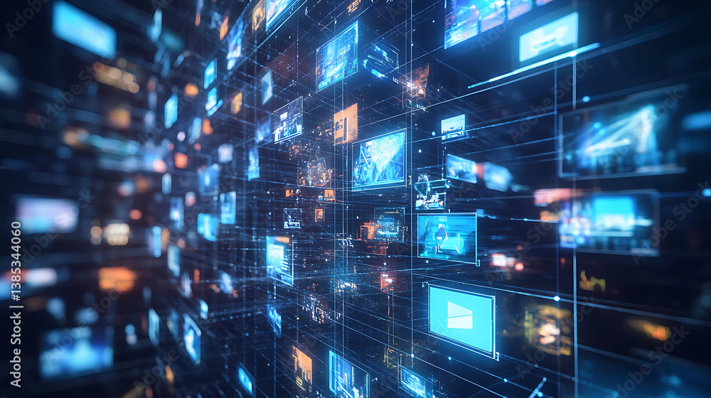 Poster an ai powered system automating content creation by analyzing user preferences and trending topics, 