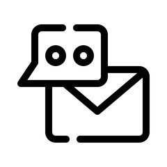 envelope line icon