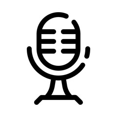 microphone line icon