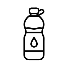 water-bottle flat vector