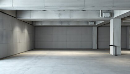 Silent Void Industrial Minimalism in Concrete