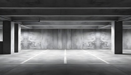 Silent Void Industrial Minimalism in Concrete