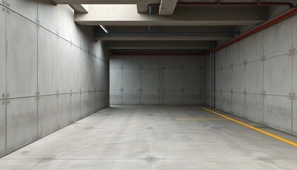 Silent Void Industrial Minimalism in Concrete