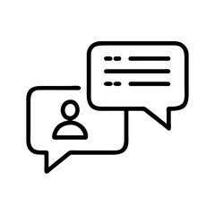 Fototapeta premium chat-mentorship flat vector