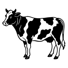 cow cartoon silhouette