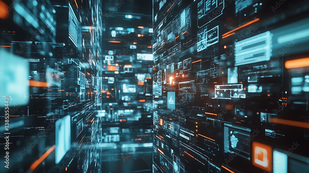 Poster an ai powered system automating content moderation by analyzing text, images, and videos to detect h