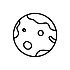 planet flat vector