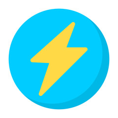 Flash Flat Icon
