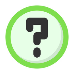 Question Mark Flat Icon
