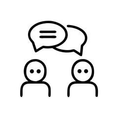 conversation flat vector