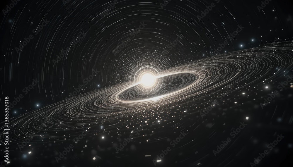 Poster exploring cosmic phenomena a galactic journey through space digital art astronomical environment dyn