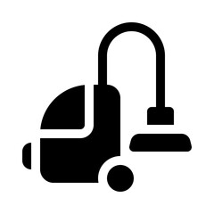 vacuum cleaner glyph icon