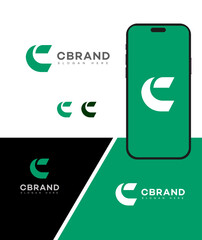 Modern C Letter Logo Design for Mobile App