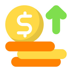 Profit Flat Icon