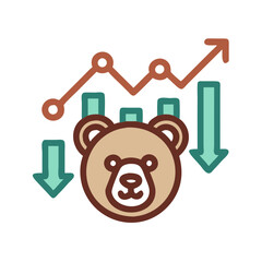  Critical Bear Market Icon Design