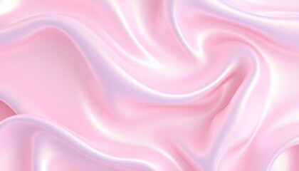 Silver holographic foil. Abstract chrome waves background.