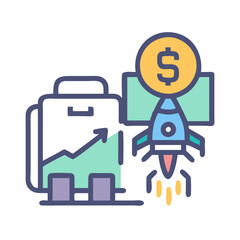  Key Business Accelerator Icon