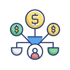  Business Diversification Icon