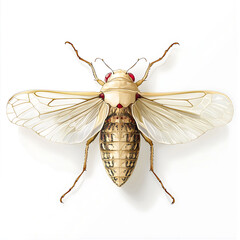 And an image of a hornet in mid-flight, isolated on a transparent background 