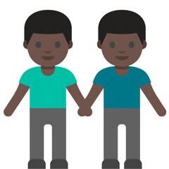 Men Holding Hands
