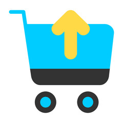 Remove to Cart Flat Icon