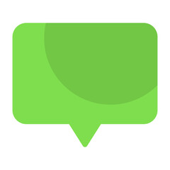 Basic Chat Flat Icon