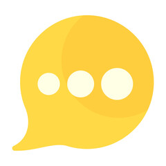 Typing Indicator Flat Icon