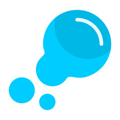 Pop up Chat Bubble Flat Icon