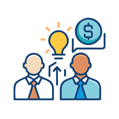  Dynamic Business Mentorship Icon