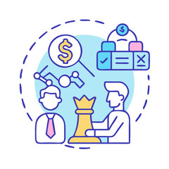  Key Business Negotiation Tactics Icon